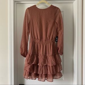 Express Mini Ruffled Dress. NEW WITH TAGS